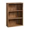 Sauder - 3-Shelf Bookcase - Brown-Front_Standard