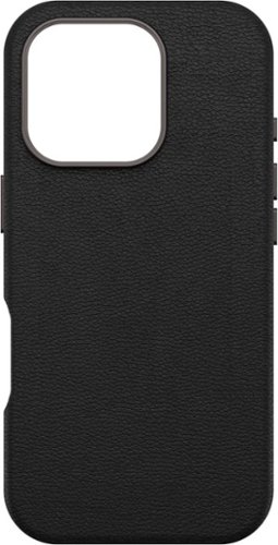 OtterBox - Symmetry Cactus Leather Series Hard Shell for MagSafe for Apple iPhone 16 Pro - Black