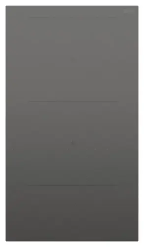 Front. Fisher & Paykel - 12" Auxiliary Modular Induction Cooktop, 2 Zones with SmartZone - Grey.