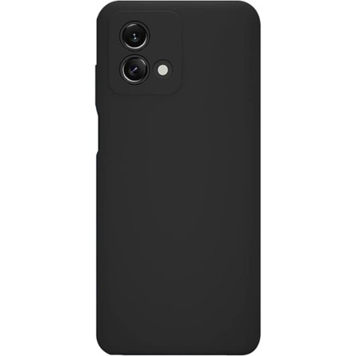 SaharaCase - Silicone Series Case for Motorola G Stylus 5G (2023) - Black-Front_Standard 
