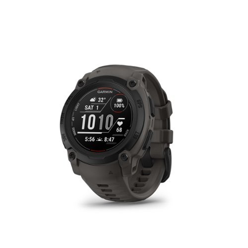 Garmin Instinct E 40mm Black Smartwatch with Charcoal Band