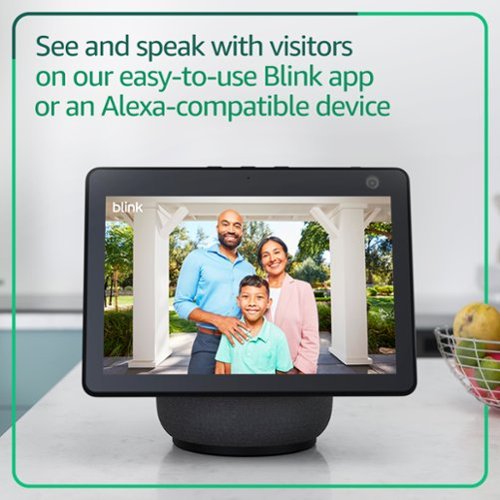 Blink Video Doorbell - Head-to-toe HD view, two-year battery, simple setup, Required  Sync Module Not included - Black WORLDWIDE DELIVERY