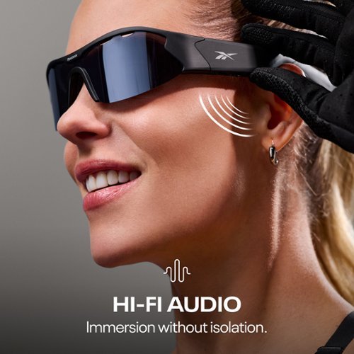 Lucyd Reebok Octane Smart Eyewear Powered by Lucyd - Black/Silver WHERE TO BUY