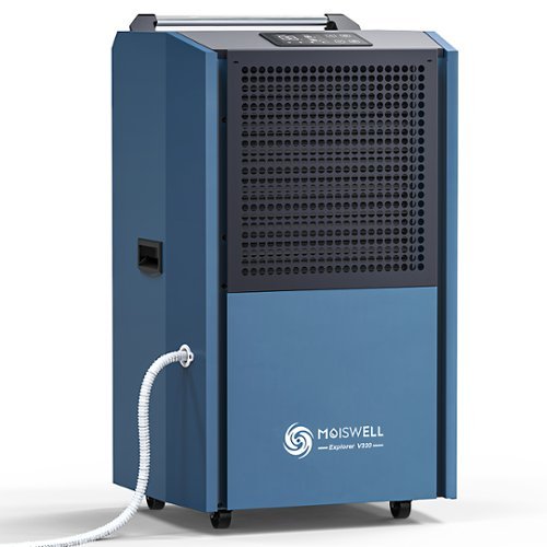 Moiswell - 305 Pints 9,500 Sq. Ft. Commercial Dehumidifier with Drain Hose Auto Drain Defrost for Basement Warehouse-Front_Standard 