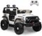 GARVEE - 24V 4WD 2-Seater Ride-On Jeep for Kids, Dual 200W Motors, Remote Control, LED Lights, Bluetooth Music, 7Ah Battery - White-Front_Standard