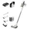 Greenworks - 24 Volt Stick Vacuum with 4ah Battery, Attachments, & Charger - White-Back_Standard 