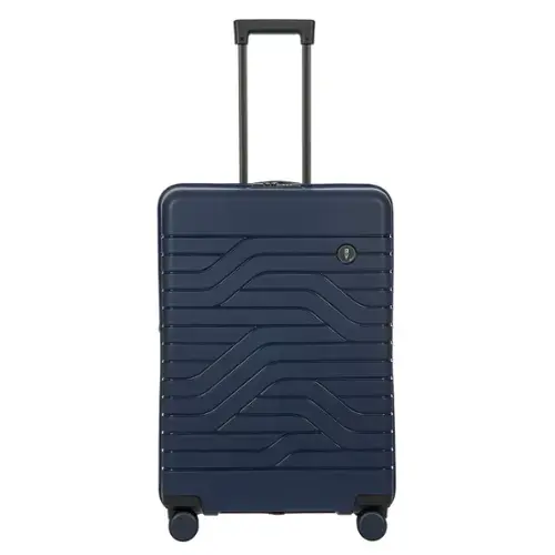 Front. Bric's - Ulisse 28" Expandable Spinner, Ocean Blue - Ocean Blue.