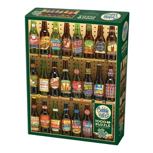 Outset Media - Outset Media: Cobble Hill 1000 Piece Puzzle: Beer Collection - Reference Poster Included