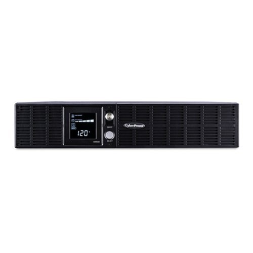 CyberPower - Smart App Intelligent LCD OR1500LCDRM2U 1500VA UPS - Black-Front_Standard 