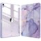 Kitcheniva - Shockproof Hybrid Slim Case For iPad Air 13 Inch M3 2025 Clear Shell Cover - Lilac Marble-Front_Standard