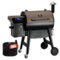 Z GRILLS - Backyard Warrior 697 sq. in. Pellet Grill and Smoker with PID V3.0 Technology, LCD Screen, Meat Probes and Rain Cover - Bronze-Front_Standard