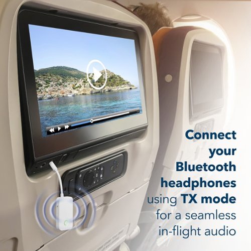 Insignia™ 3.5 mm to Bluetooth Audio Adapter - White WORLDWIDE DELIVERY