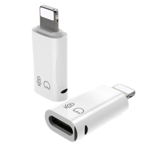 Home Collection - 2-Pack USB Type-C Female to Lightning Male Adapter – USB-C to iPhone Converter for iPhone 14/13/12/11/XR/XS/SE (3rd Gen)-Front_Standard 