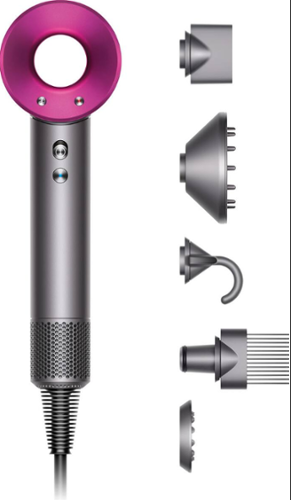 Dyson - Refurbished Excellent - Supersonic Hair Dryer - Iron/Iron/Fuchsia-Front_Standard 
