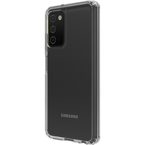 SaharaCase - Hybrid-Flex Hard Shell Case for Samsung Galaxy A03 and Galaxy A03s - Clear-Left_Standard