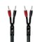 AudioQuest - Rocket 88 Full-Range 11' Analog Speaker Cable w/ SureGrip 500 Connectors with Banana to Banana Connectors - Green on Black-Front_Standard