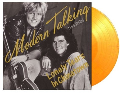 Modern Talking - Lonely Tears In Chinatown - Limited 180-Gram Yellow & Orange Marble Colored Vinyl   - VINYL LP