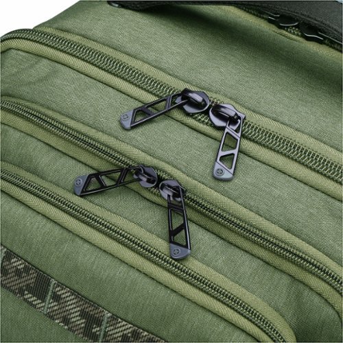 Swissdigital Design BERG PRO TSA-Friendly Backpack With USB Charging Port RFID Protection and Fits Up to 17″ Laptop - Dark Green BUY IN CANADA
