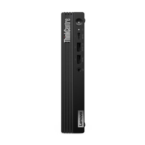Lenovo - Thinkcentre M70Q G5 Tiny PC Intel i3-14100T 16GB RAM 256GB SSD W11P - Black-Front_Standard 