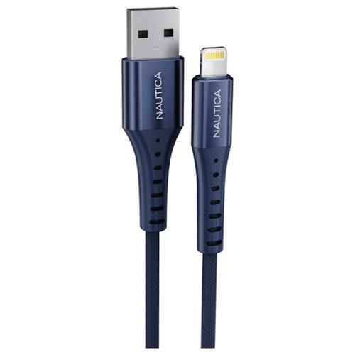 Nautica - USB-A To Lightning Cable MFI Certified Urban CB105 ( 4 FT - Navy-Front_Standard 