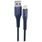 Nautica - USB-A To Lightning Cable MFI Certified Urban CB105 ( 4 FT - Navy-Front_Standard