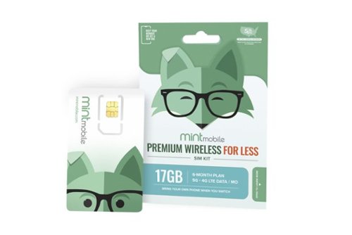 Mint Mobile - 17GB/mo Phone Plan - 6-Months of Wireless Service-Front_Standard 