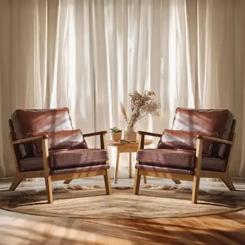 Faux Leather-Espresso