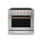 Hauslane - HausPro 36 in. 6 Burners (20,000 BTU) Freestanding Gas Range Range - Rose Gold-Front_Standard
