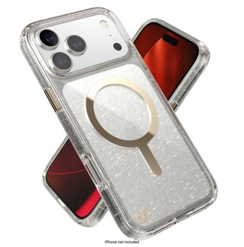 Speck Not Applicable - Presidio Lux with MagSafe for Apple iPhone 17 Pro Max - Glitter/Gold Metallic HOW TO BUY
