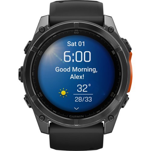 Garmin fēnix 8 AMOLED  GPS Smartwatch 51mm Fiber-reinforced polymer - Slate Gray HOW TO BUY