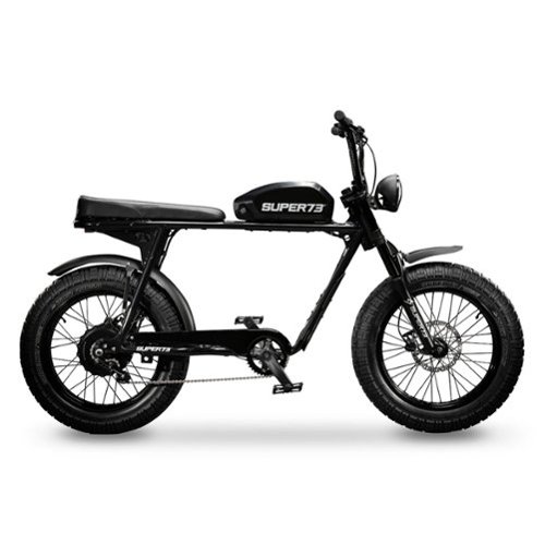 Super73 - S2 Electric Motorbike w/ 75+ mile max operating range & 28+ mph max speed - Galaxy Black-Front_Standard 