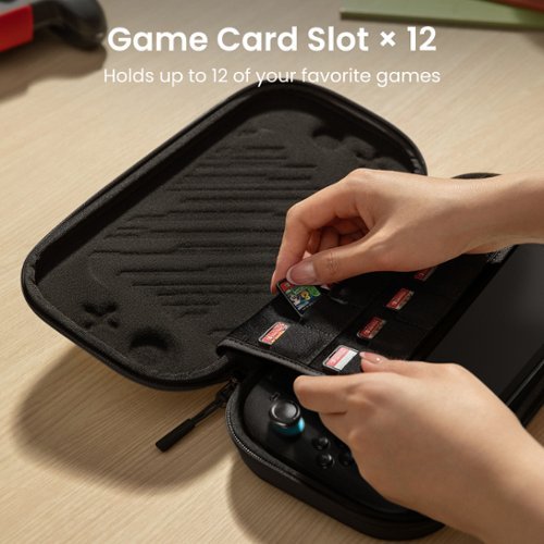 tomtoc Slim Carrying Case for Nintendo Switch 2 Model 2025, Odorless Protective Hard Shell with 12 Game Card Slots - Black HOW TO BUY