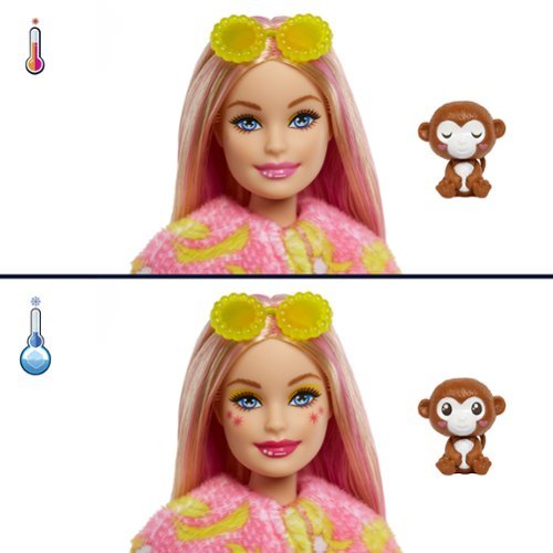 Barbie Cutie Reveal Jungle Series Monkey 11.5 Doll GLOBAL SHIPPING