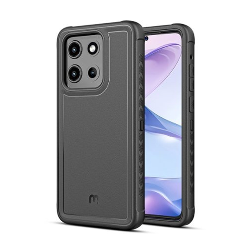 Mybat Pro - Maverick Series Rogue Edition Case for Motorola Moto G Stylus 5G (2025) - Black-Front_Standard 