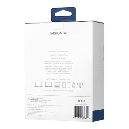 Insignia™ 140W 4-Port USB and USB-C Desktop Charger Kit for MacBook Pro 16”, Laptops, Smartphone, Tablet, and More - White SHOP ONLINE