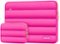 mosiso - Puffy Laptop Sleeve 13-13.3 inch for MacBook Air 13 13.6 M4 M3 M2 M1/Pro 13/Pro 14, HP Dell ASUS Lenovo - Rose Red-Front_Standard