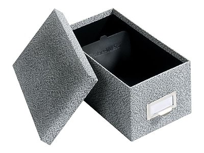 Pendaflex - Index Card File Box, 1000-Card Capacity, (94 BLA) - Black Agate