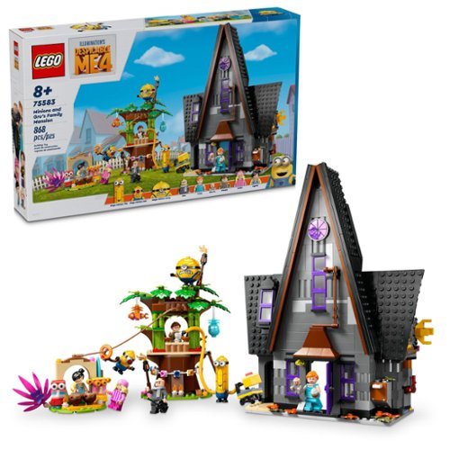 LEGO Despicable Me 4 Minions and Gru's Family Mansion - Minions Toy House and Treehouse from Movie - Creative Gift for Boys and Girls Aged 8+, 75583