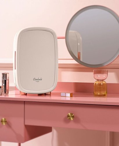 Cooluli Beauty 12-liter Skincare Fridge - Pearl White WORLDWIDE DELIVERY