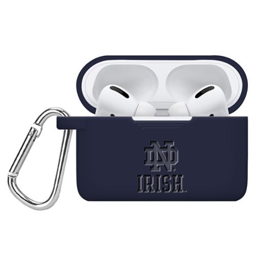 Affinity Bands - Notre Dame Fighting Irish Debossed Silicone Airpods Pro Case Cover - No Size - Multicolor-Front_Standard 