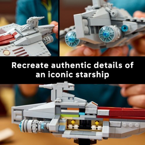 LEGO Star Wars Acclamator-Class Assault Ship Buildable Spaceship Toy Model 75404 WORLDWIDE DELIVERY