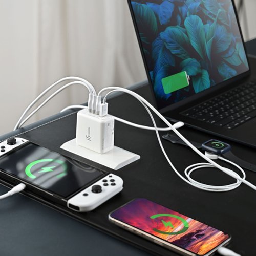 j5create 70W GaN USB-C 4-Port Charger - White HOW TO BUY