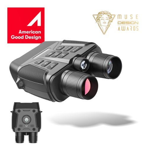Rexing B1 Binoculars w/ Compass and Flashlight - Black BUY IN EUROPE