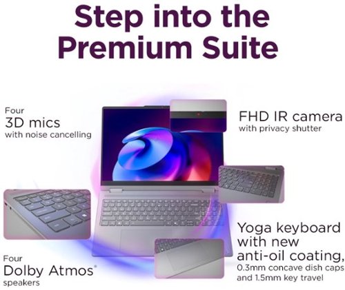 Lenovo Yoga 7i 2-in-1 - Copilot+ PC - 16 2K Touchscreen Laptop - Intel Core Ultra 5 Processor - 16GB Memory - 512GB SSD - Luna Grey HOW TO BUY