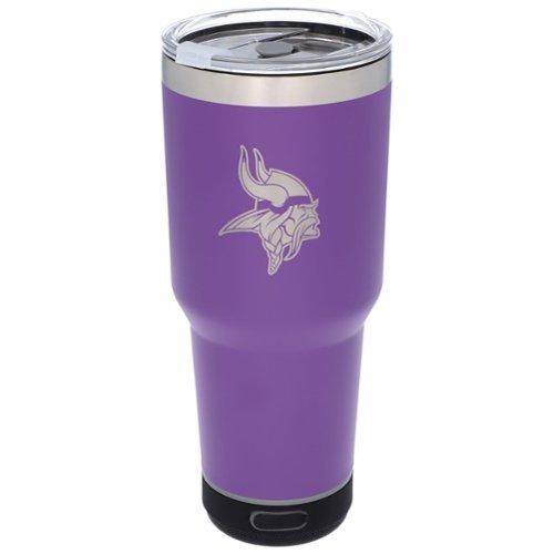 The Memory Company - Minnesota Vikings 30oz. Stainless Steel LED Bluetooth Tumbler - Multicolor-Front_Standard 