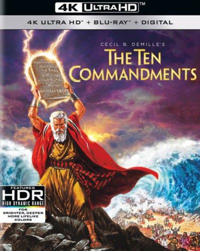 The Ten Commandments [Includes Digital Copy] [4K Ultra HD Blu-ray/Blu-ray] [1956]-Front_Standard 