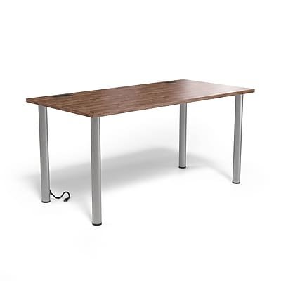 Union & Scale - Union & Scale™ Essentials 60"W Computer and Writing Desk, (UN56972) - Espresso