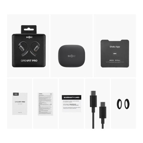 Shokz OpenFit Pro Open-Ear True Wireless Active Noise Reduction Earbuds - Black WHERE TO BUY