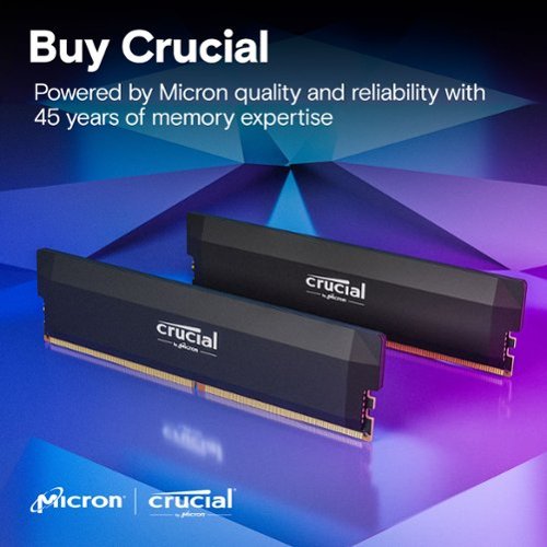 Crucial Pro Overclocking 32GB (2x16GB) DDR5 6000MHz C36 UDIMM Desktop Memory - Black BUY IN AUSTRALIA
