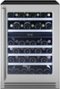Zephyr - Presrv Pro 24 in. 45-Bottle Dual Zone Wine Cooler - Stainless Steel + Glass-Front_Standard